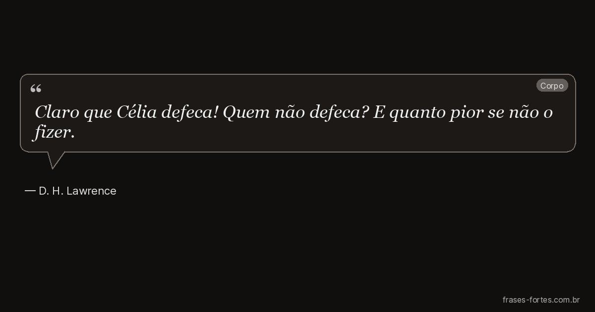 Frase de D. H. Lawrence