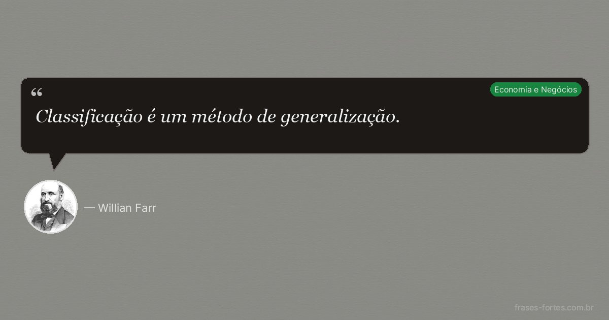 Frase de Willian Farr