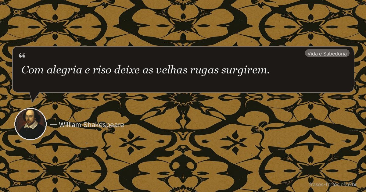 Frase de William Shakespeare