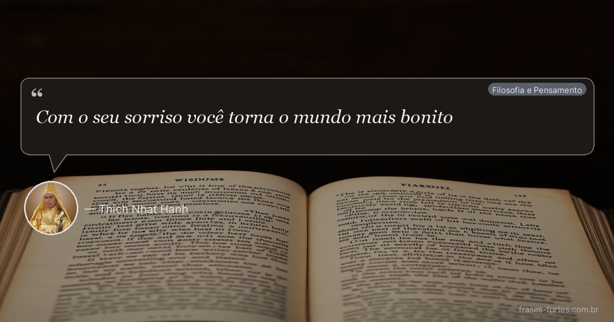 Frase de Thich Nhat Hanh