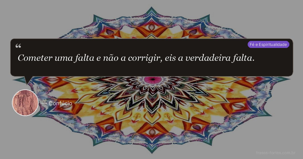 Frase de Confúcio