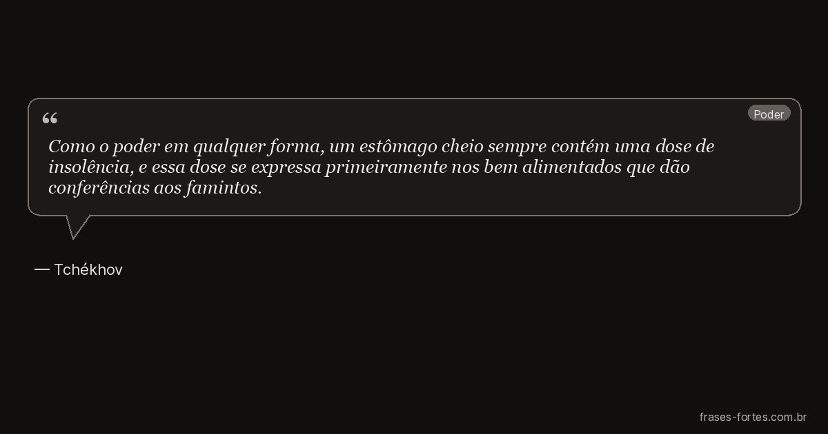 Frase de Tchékhov