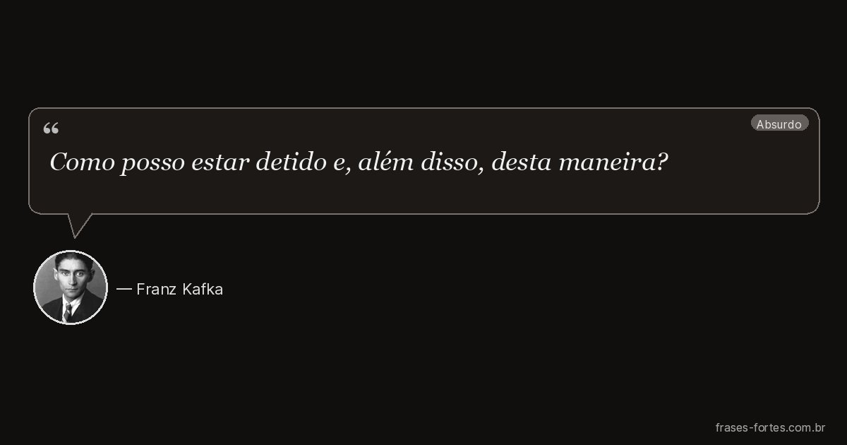 Frase de Franz Kafka