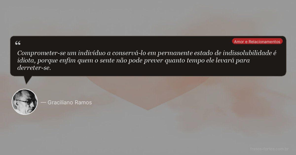 Frase de Graciliano Ramos