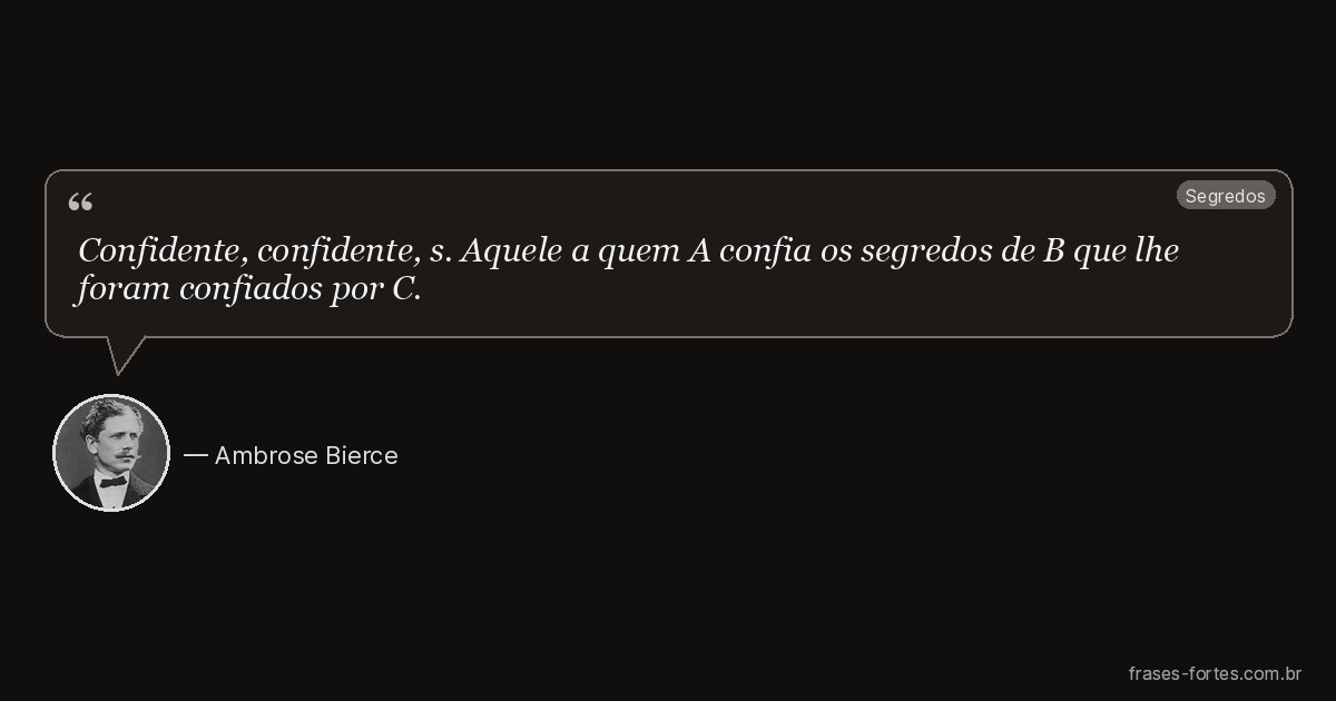 Frase de Ambrose Bierce