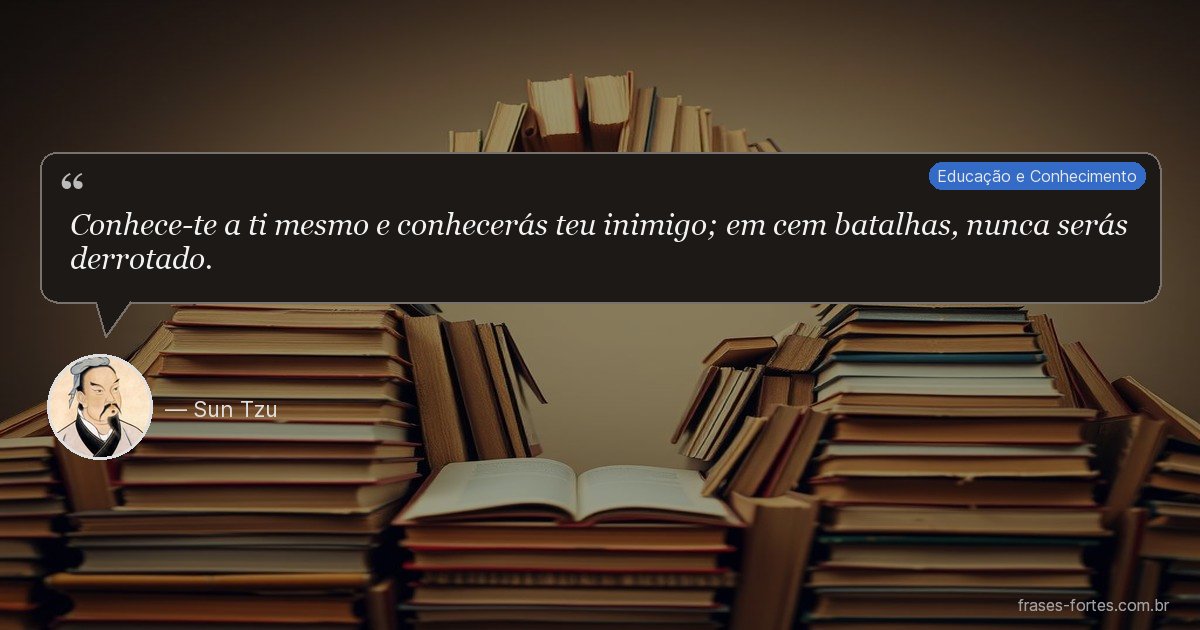 Frase de Sun Tzu