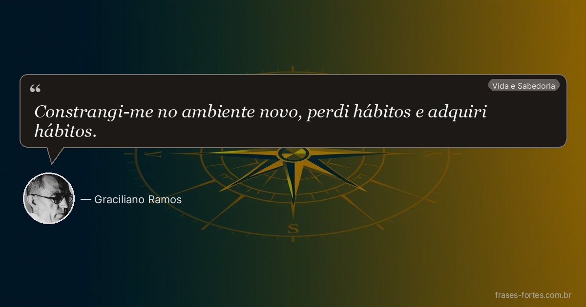 Frase de Graciliano Ramos