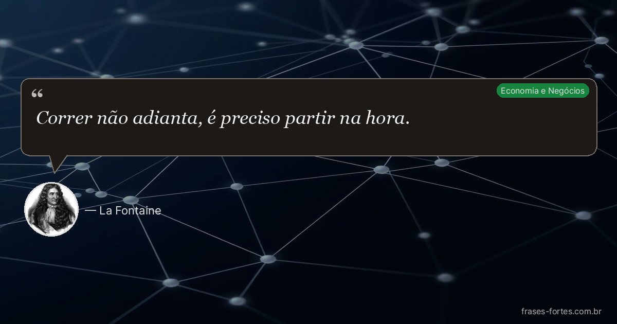 Frase de La Fontaine