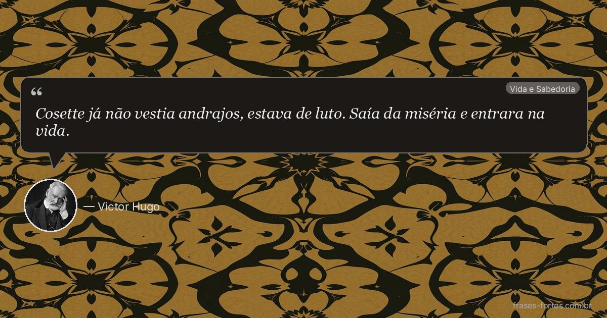 Frase de Victor Hugo