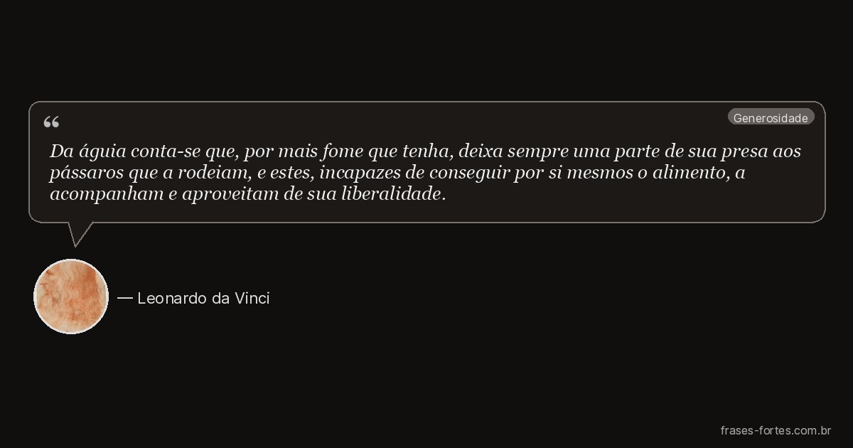 Frase de Leonardo da Vinci
