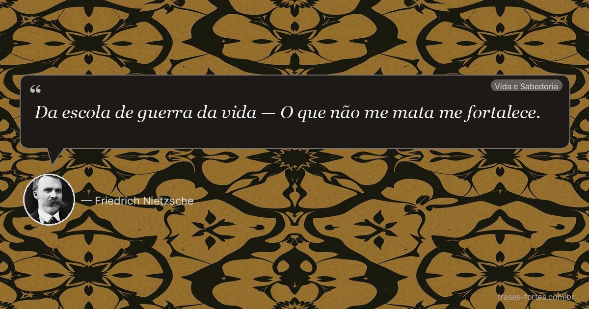 Frase de Friedrich Nietzsche