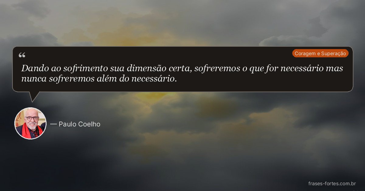 Frase de Paulo Coelho