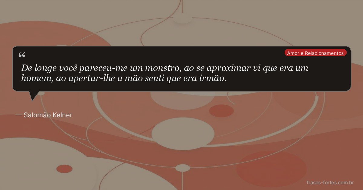 Frase de Salomão Kelner