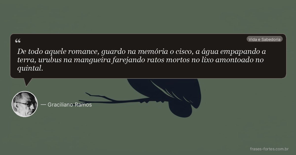 Frase de Graciliano Ramos