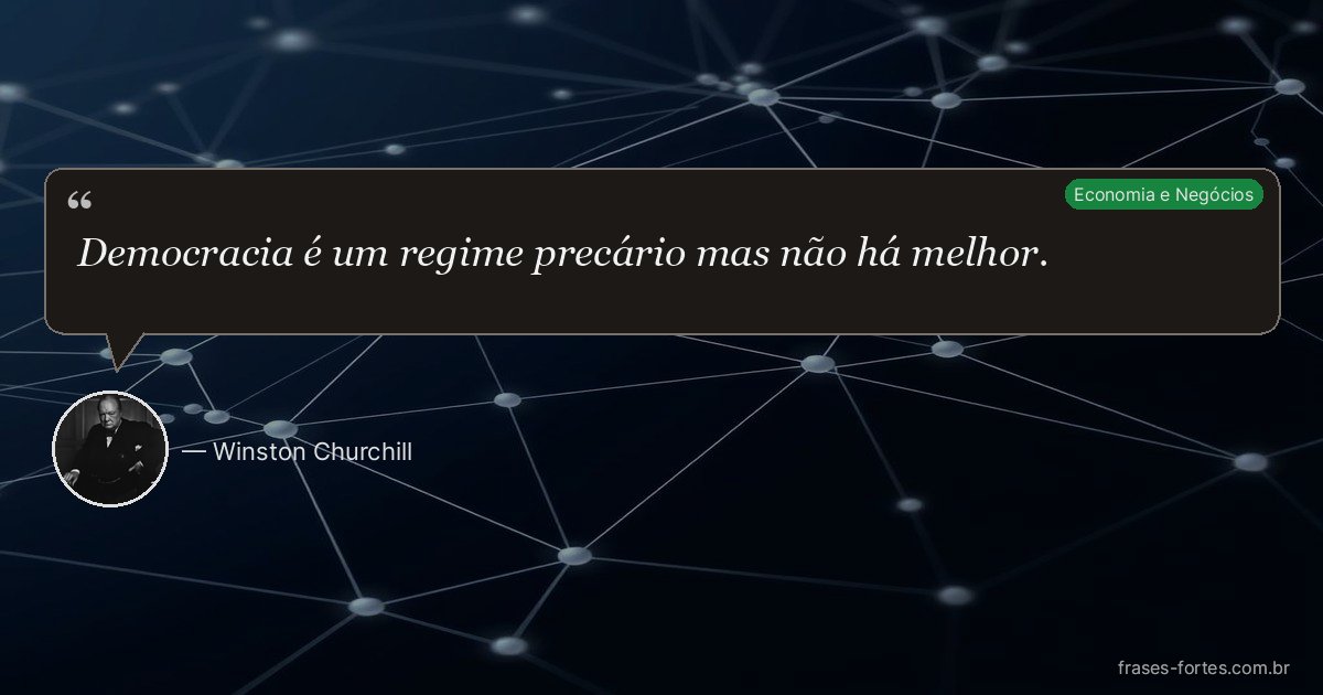 Frase de Winston Churchill