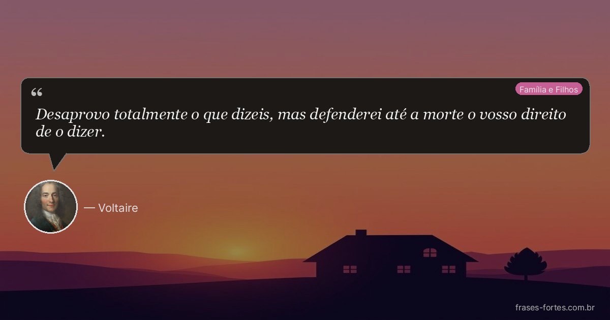Frase de Voltaire