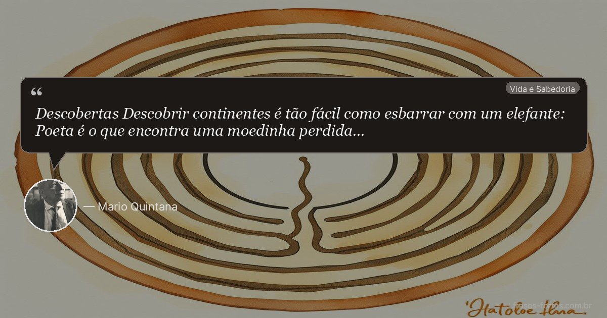 Frase de Mario Quintana