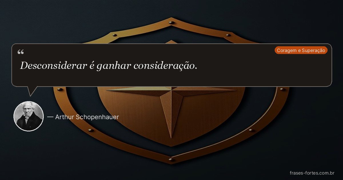 Frase de Arthur Schopenhauer