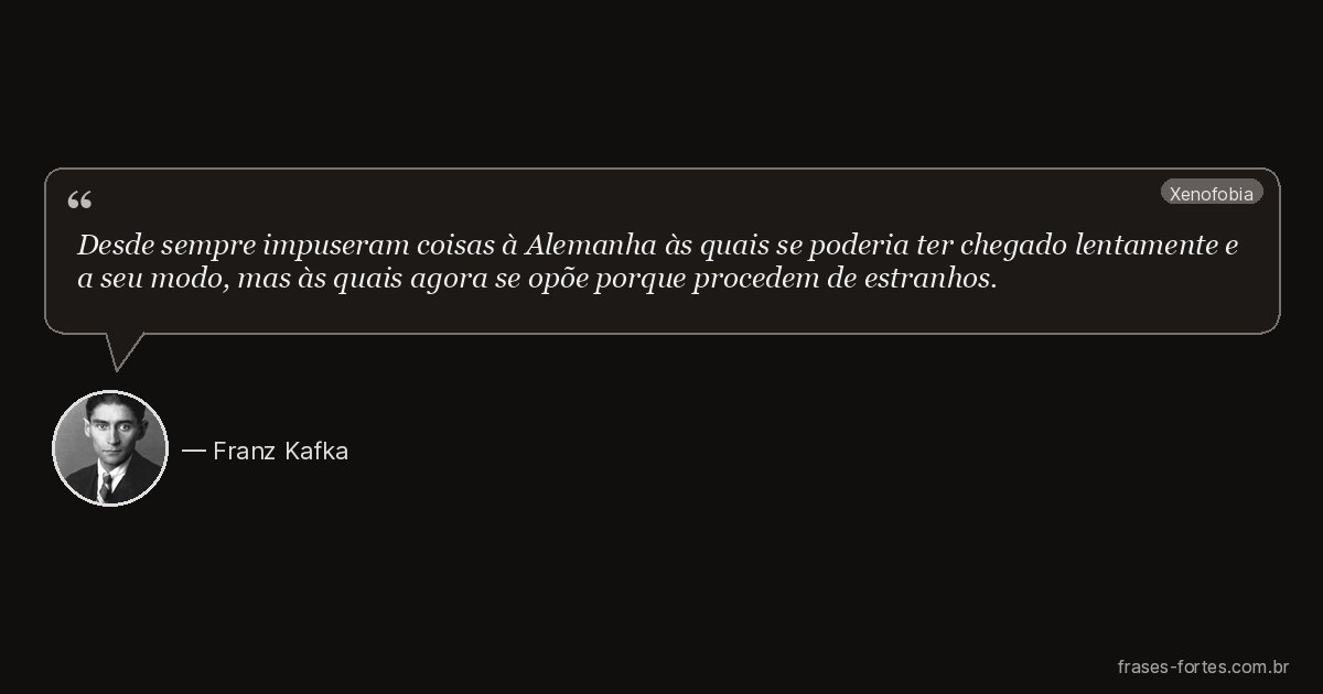 Frase de Franz Kafka