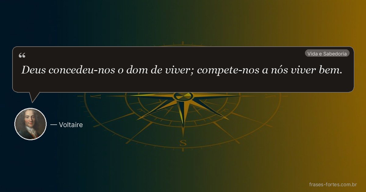 Frase de Voltaire