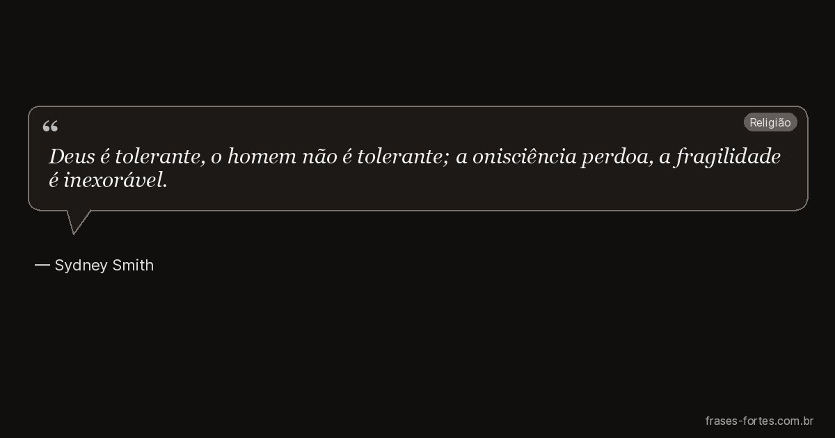 Frase de Sydney Smith