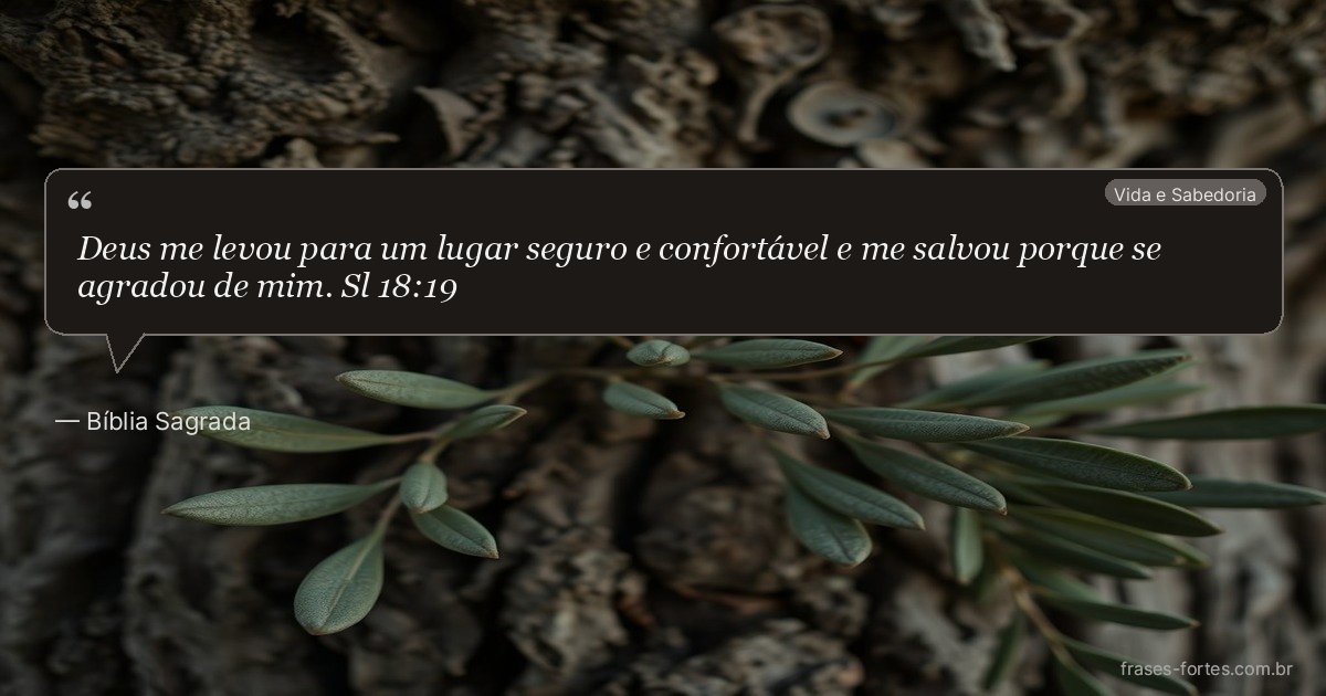 Frase de Bíblia Sagrada