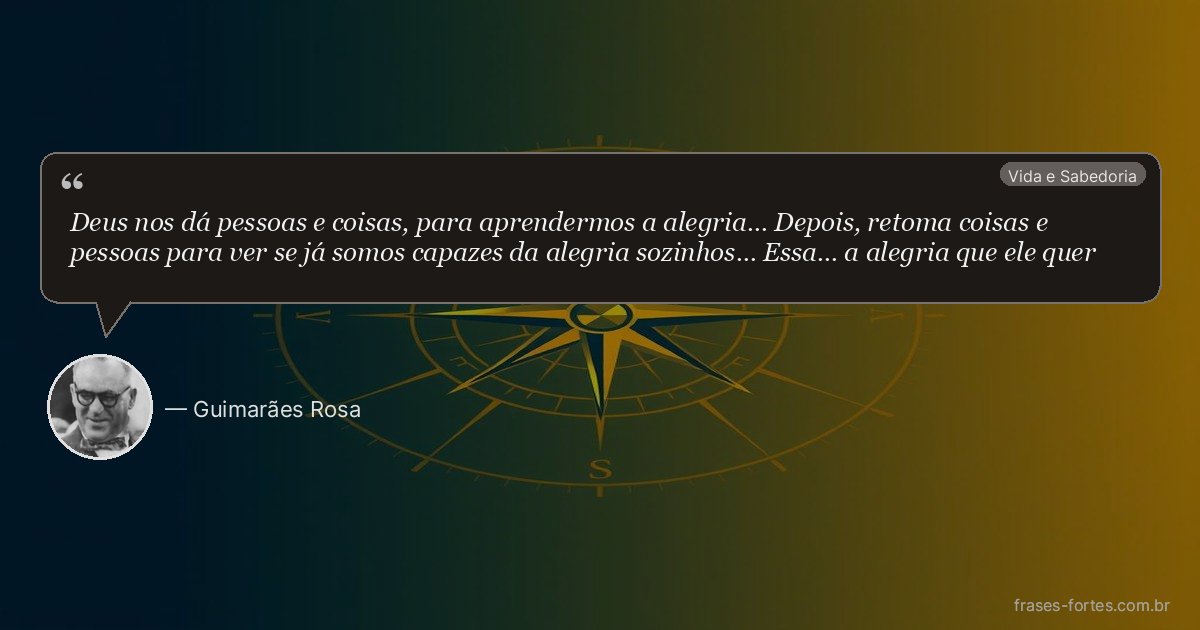 Frase de Guimarães Rosa