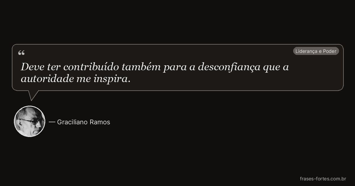 Frase de Graciliano Ramos