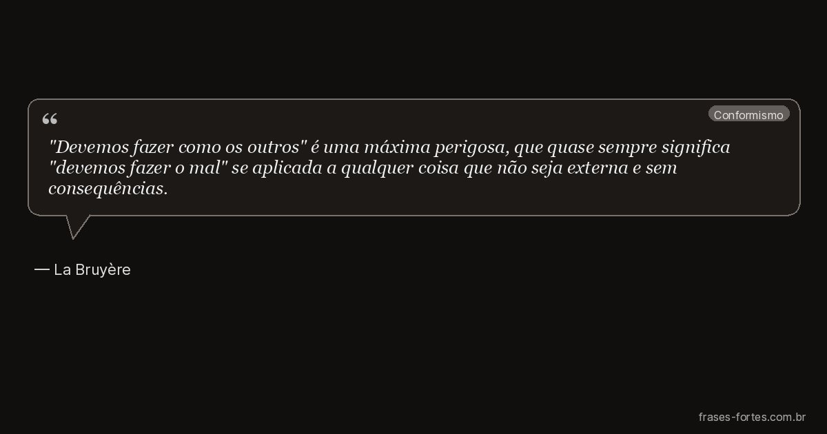 Frase de La Bruyère