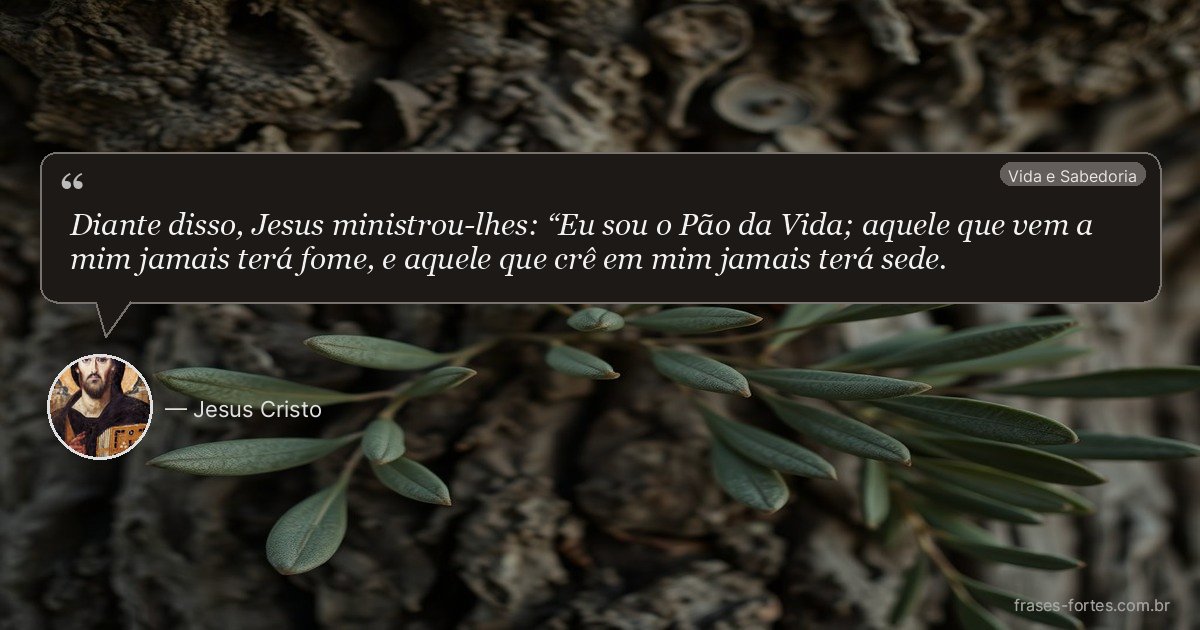 Frase de Jesus Cristo