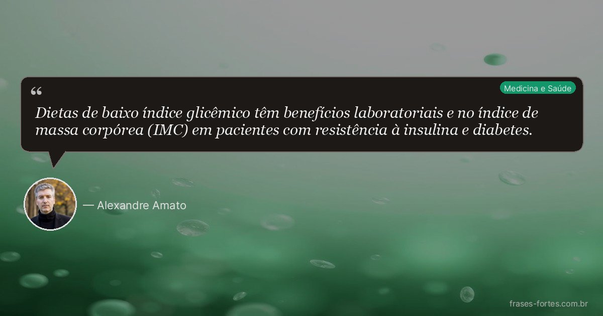 Frase de Alexandre Amato