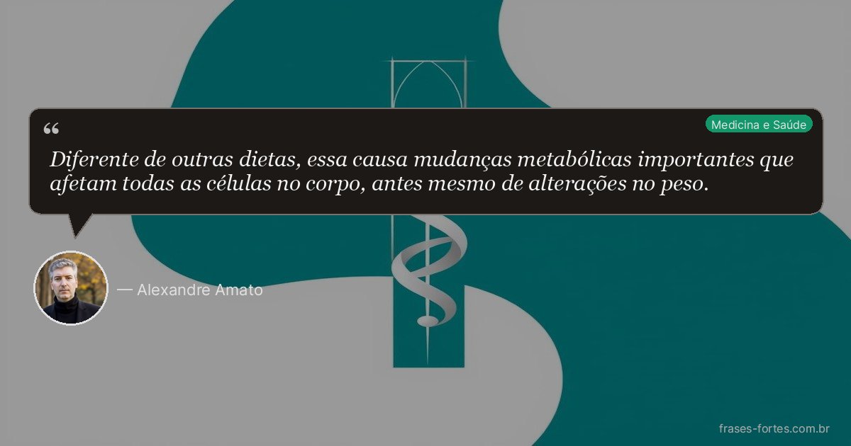 Frase de Alexandre Amato