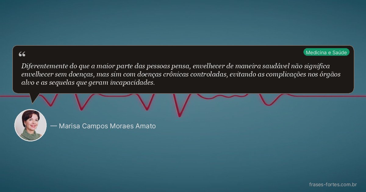 Frase de Marisa Campos Moraes Amato