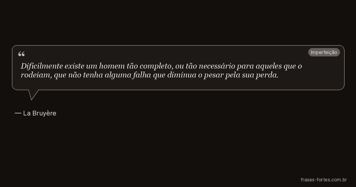 Frase de La Bruyère