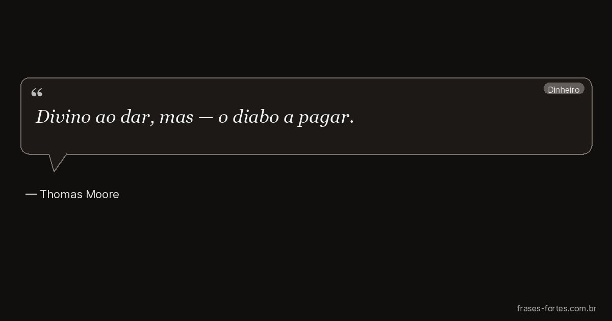 Frase de Thomas Moore