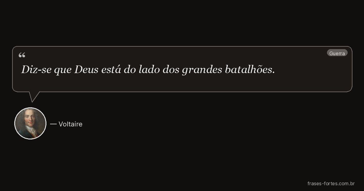 Frase de Voltaire