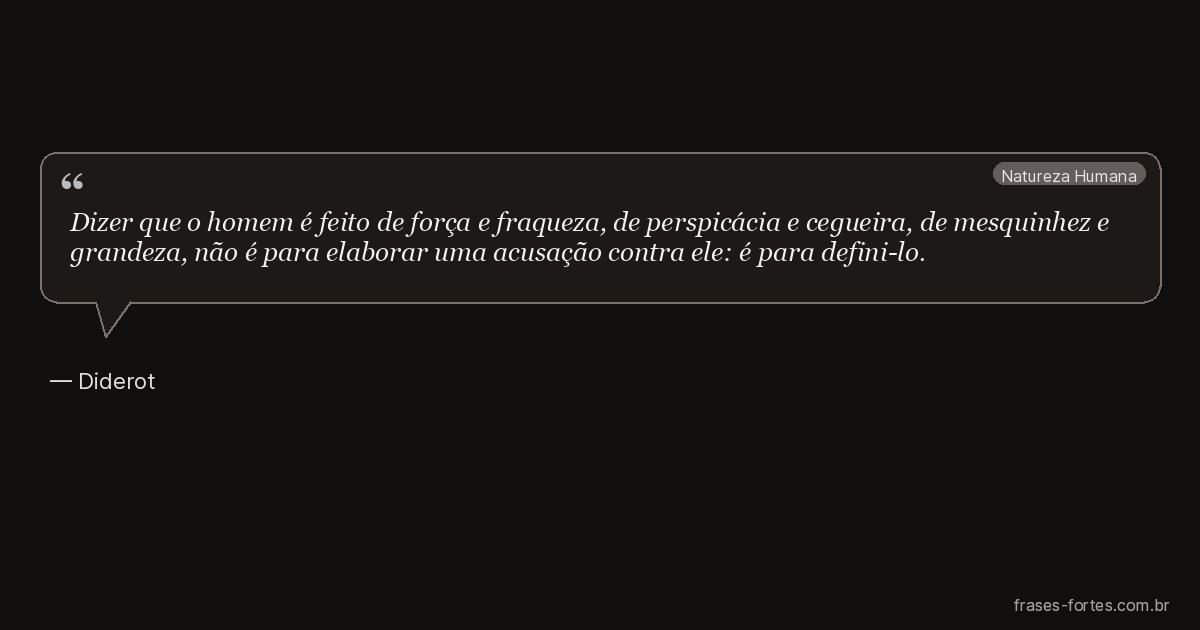 Frase de Diderot