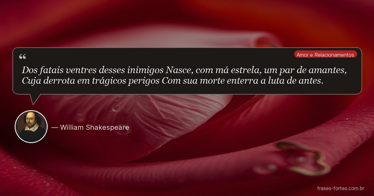 Frase de William Shakespeare