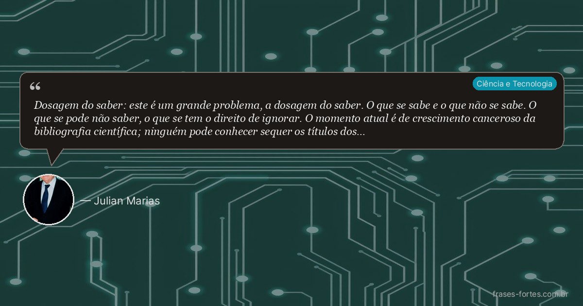 Frase de Julian Marias