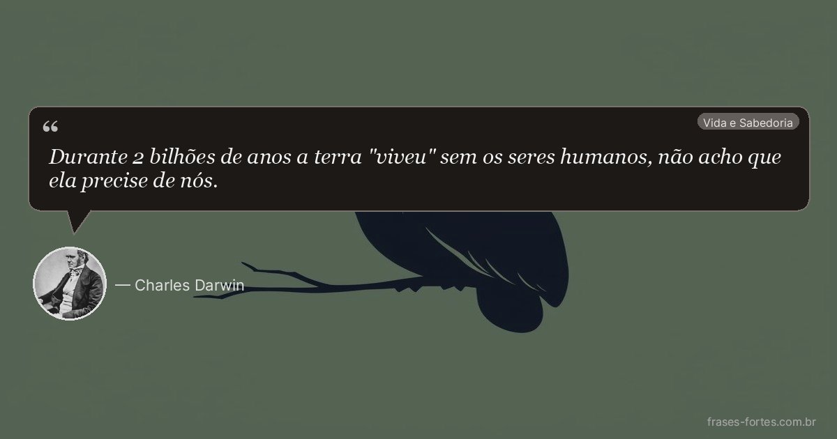 Frase de Charles Darwin