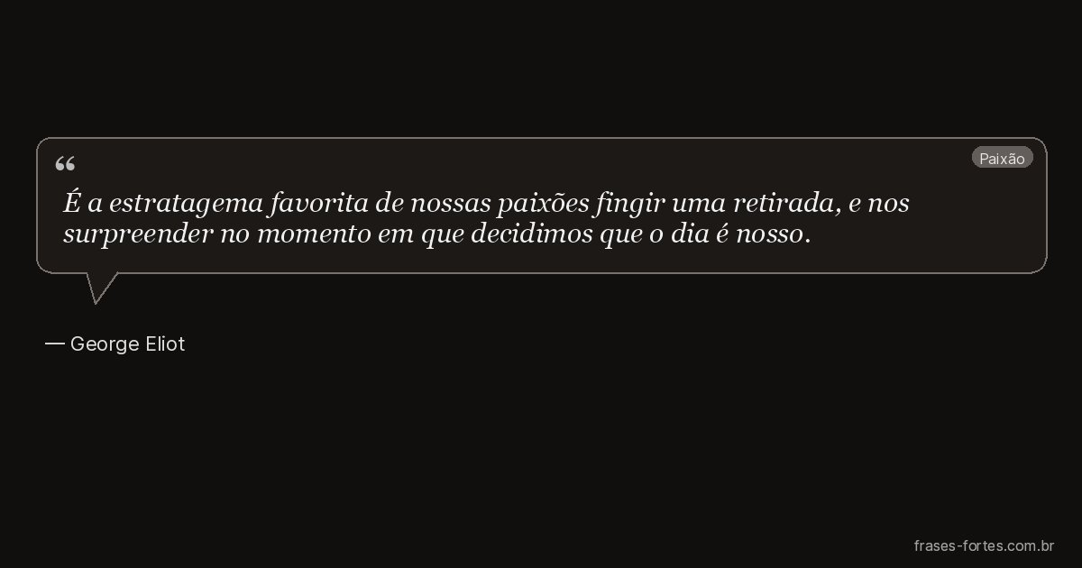 Frase de George Eliot