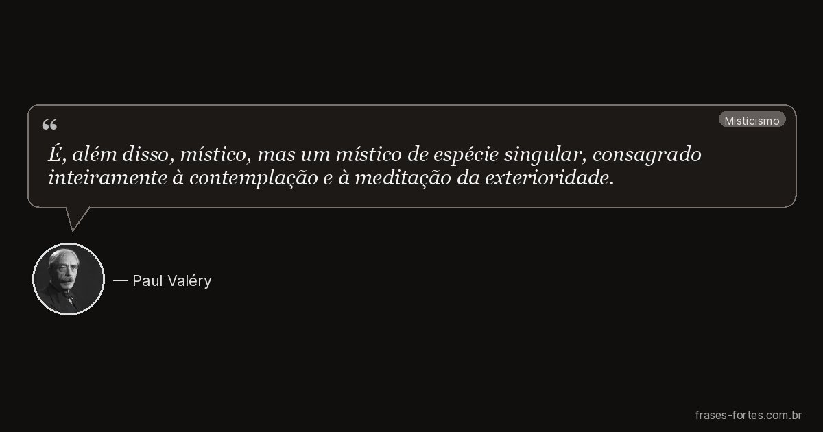 Frase de Paul Valéry