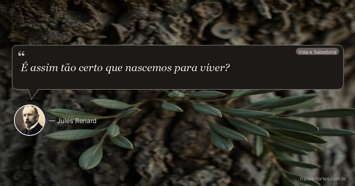 Frase de Jules Renard