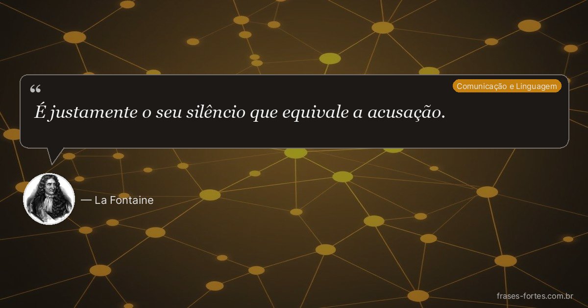 Frase de La Fontaine