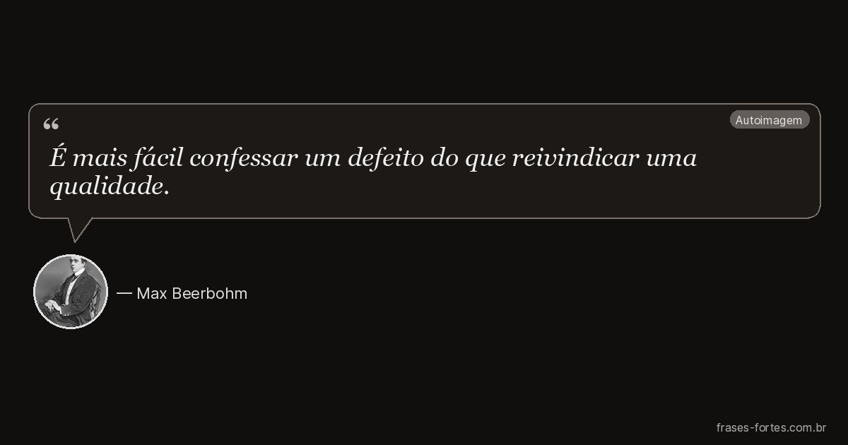 Frase de Max Beerbohm