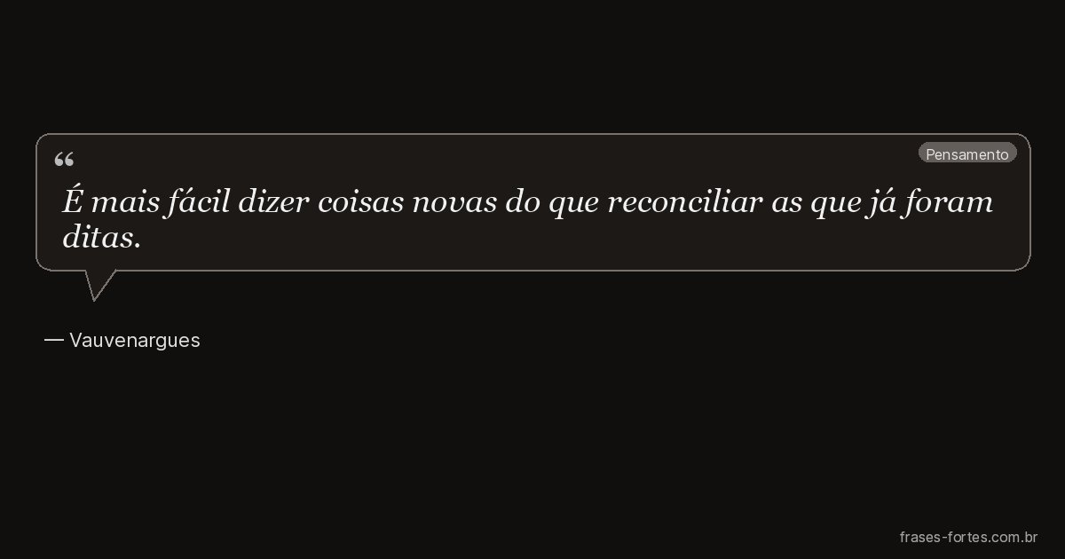 Frase de Vauvenargues