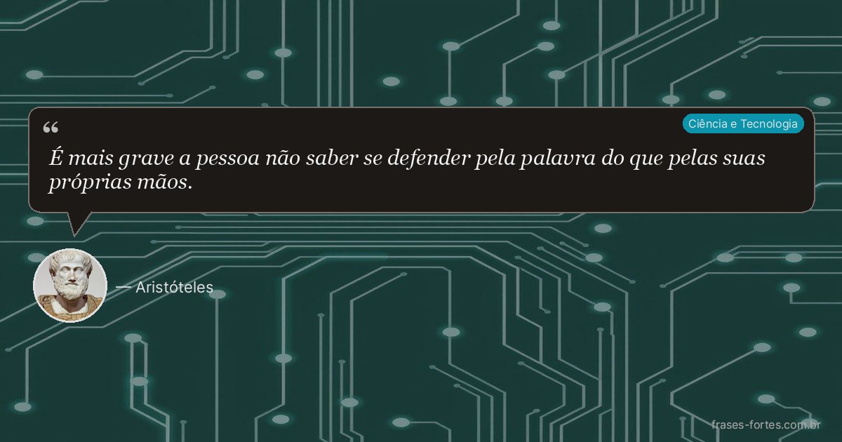 Frase de Aristóteles