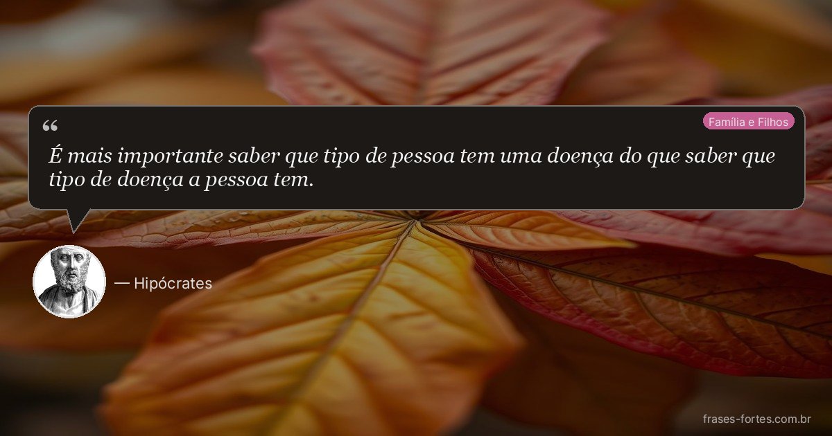 Frase de Hipócrates