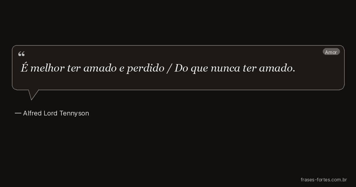 Frase de Alfred Lord Tennyson