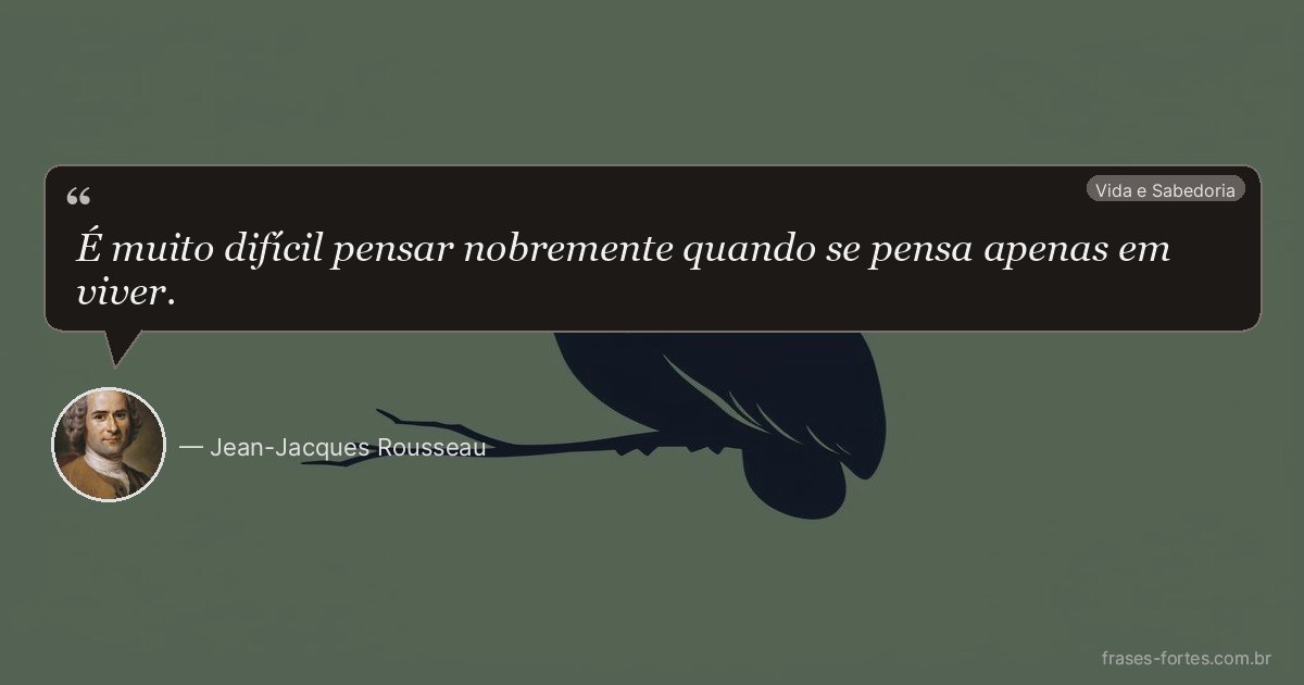 Frase de Jean-Jacques Rousseau